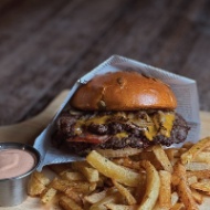 Imagine produs Double Smashed Cheeseburger