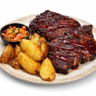 Imagine produs Coaste BBQ cu Cartofi și Rozmarin