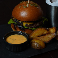 Imagine produs Burger „Alai” cu Cartofi în Coajă