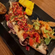 Imagine produs Biban de Mare cu Legume & Polenta Crostini