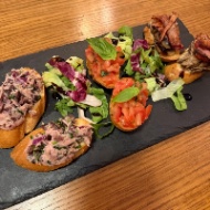 Imagine produs Trio de Bruschete pe Pâine Ciabatta